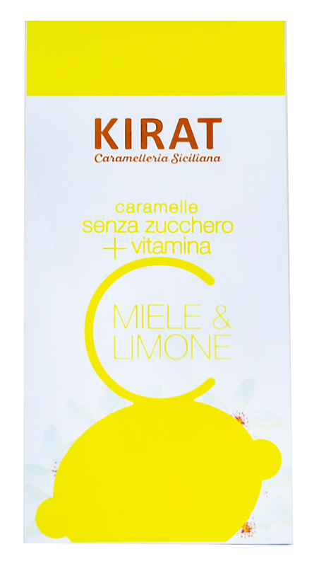 SKRIGNO CARAMELLE MIELE & LIMONE SENZA ZUCCHERO CON VITAMINA C 40 G - Farmacia De Pasquale