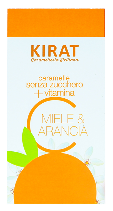 SKRIGNO CARAMELLE MIELE & ARANCIA SENZA ZUCCHERO CON VITAMINA C 40 G - Farmacia De Pasquale