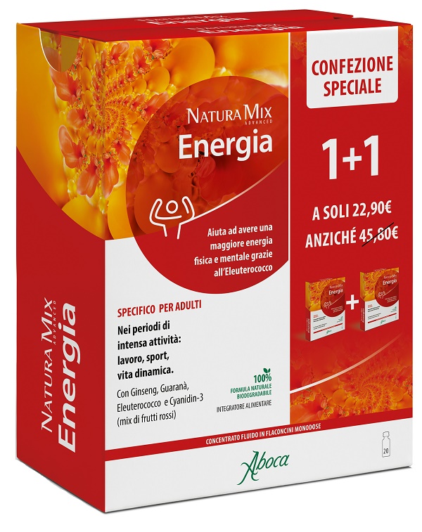 NATURA MIX ADVANCED ENERGIA 10 + 10 FLACONCINI CONFEZIONE SPECIALE - Farmacia De Pasquale