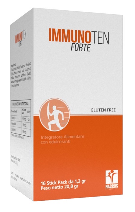 IMMUNOTEN FORTE 16 STICK PACK DA 1,3 G - Farmacia De Pasquale