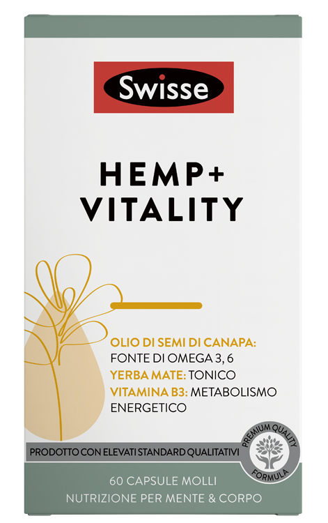 SWISSE HEMP+ VITALITY 60 CAPSULE - Farmacia De Pasquale
