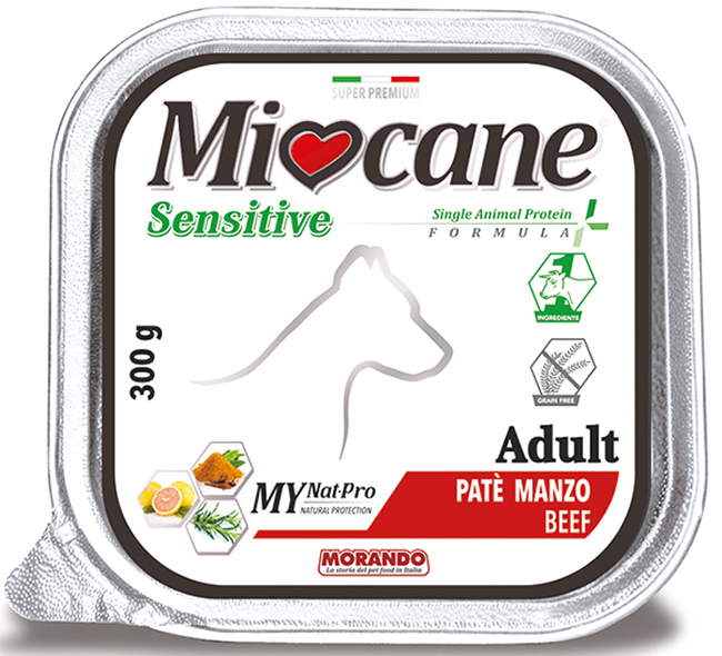 SENSITIVE SINGLE ANIMAL PROTEIN FORMULA ADULT PATE' MANZO 300 G - Farmacia De Pasquale