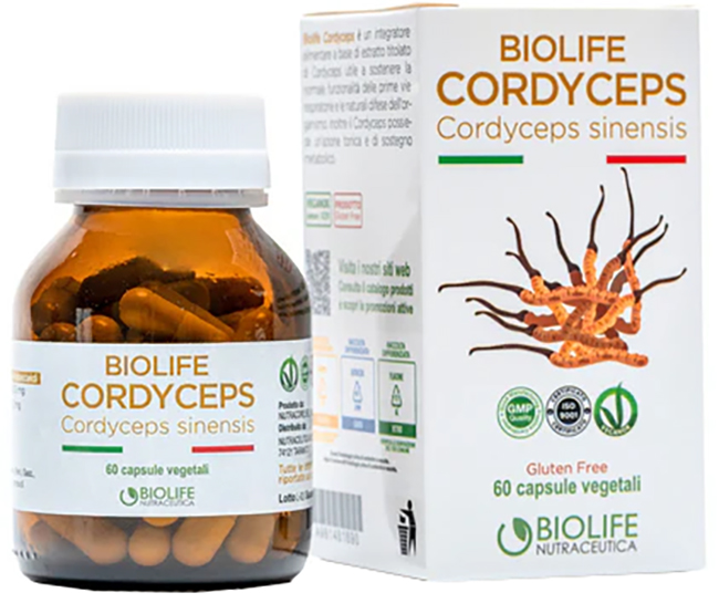 BIOLIFE CORDYCEPS 60 CAPSULE - Farmacia De Pasquale
