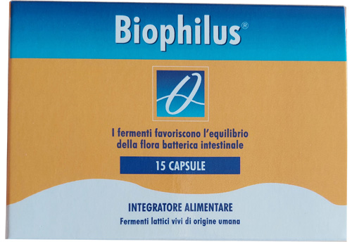 BIOPHILUS 15 CAPSULE - Farmacia De Pasquale