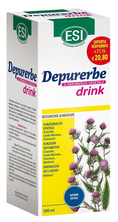 ESI DEPURERBE DRINK 500 ML - Farmacia De Pasquale