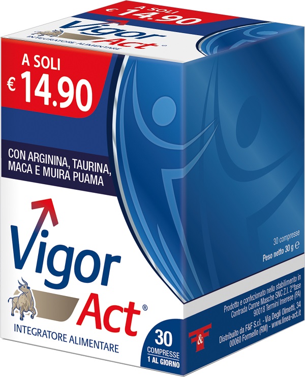 VIGOR ACT 30 COMPRESSE - Farmacia De Pasquale