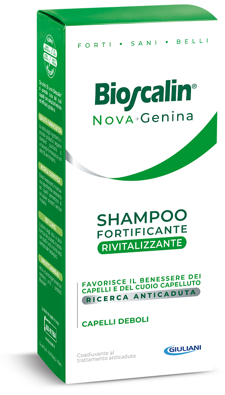 BIOSCALIN NOVA GENINA SHAMPOO FORTIFICANTE RIVITALIZZANTE 200 ML - Farmacia De Pasquale