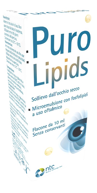 MICROEMULSIONE OFTALMICA PURO LIPIDS 10 ML - Farmacia De Pasquale