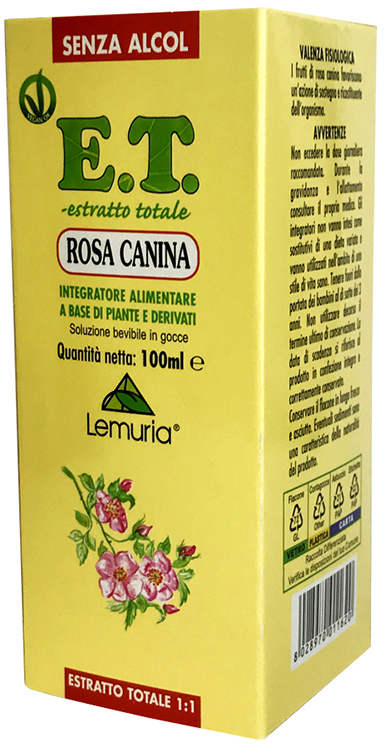 ROSA CANINA ESTRATTO TITOLATO 100 ML - Farmacia De Pasquale