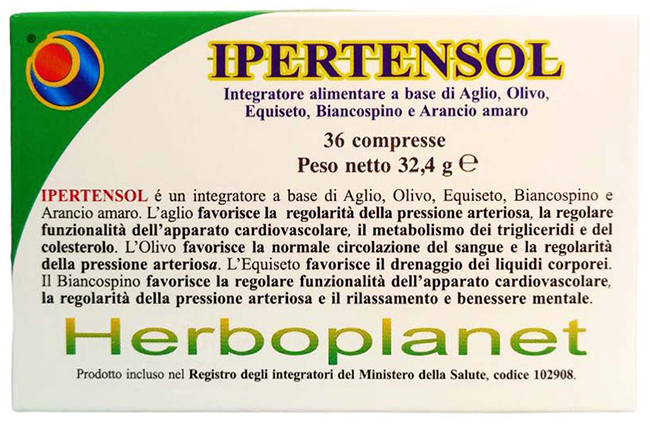 IPERTENSOL 36 COMPRESSE - Farmacia De Pasquale