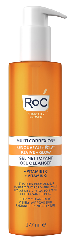 ROC MULTI CORREXION REVIVE + GLOW GEL DETERGENTE - Farmacia De Pasquale