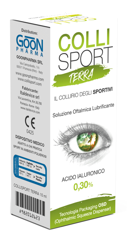 COLLISPORT TERRA SOLUZIONE OFTALMICA LUBRIFICANTE 10 ML - Farmacia De Pasquale