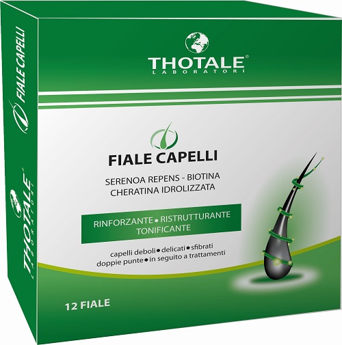 THOTALE RISTRUTTURANTE CAPELLI 12 FIALE 7 ML - Farmacia De Pasquale
