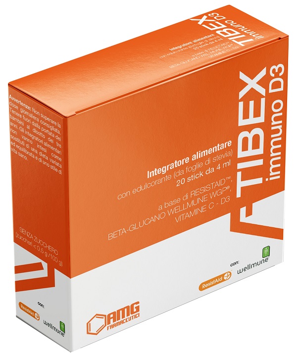 TIBEX IMMUNO D3 20 STICK PACK DA 4 ML - Farmacia De Pasquale