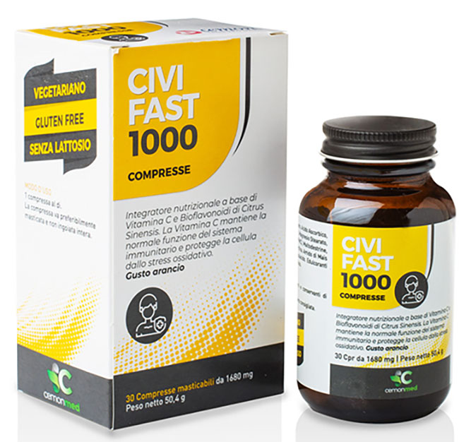 CEMONMED CIVIFAST 1000 30 COMPRESSE MASTICABILI - Farmacia De Pasquale