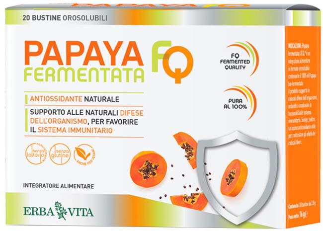 PAPAYA FERMENTATA FQ 20 BUSTINE - Farmacia De Pasquale