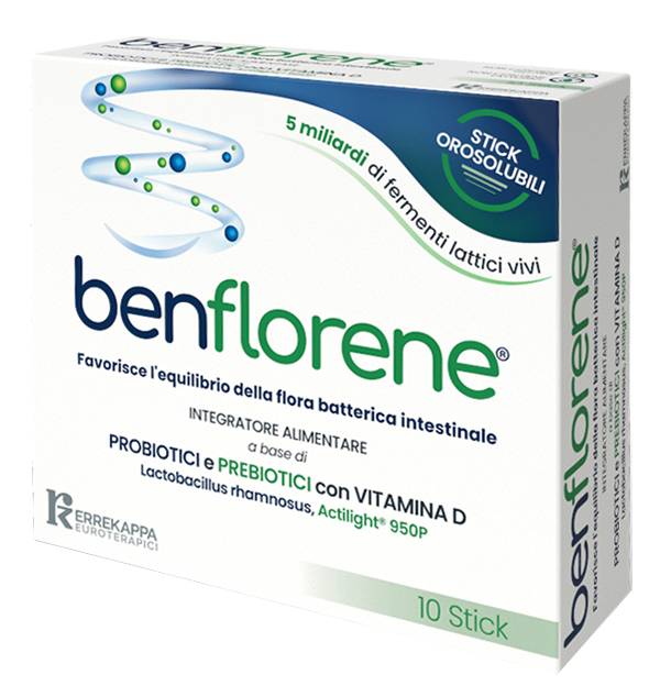 BENFLORENE 10 STICK OROSOLUBILI - Farmacia De Pasquale