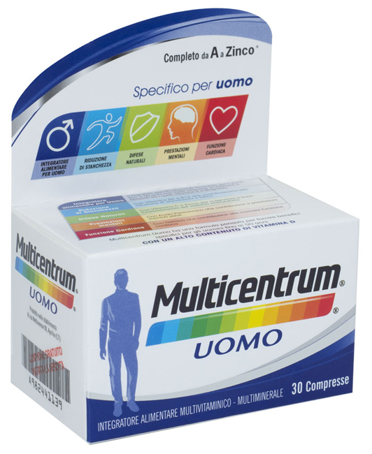 MULTICENTRUM UOMO 30 COMPRESSE - Farmacia De Pasquale