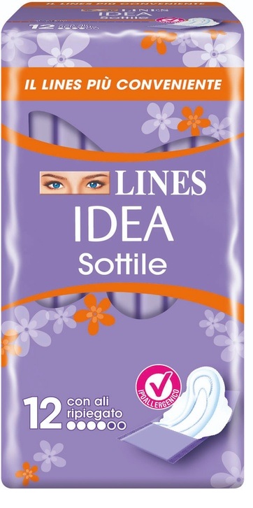 LINES IDEA SOTTILI RIPIEGATI ALI 12 PEZZI - Farmacia De Pasquale