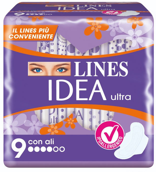 LINES IDEA ULTRA GIORNO ALI 9 PEZZI - Farmacia De Pasquale