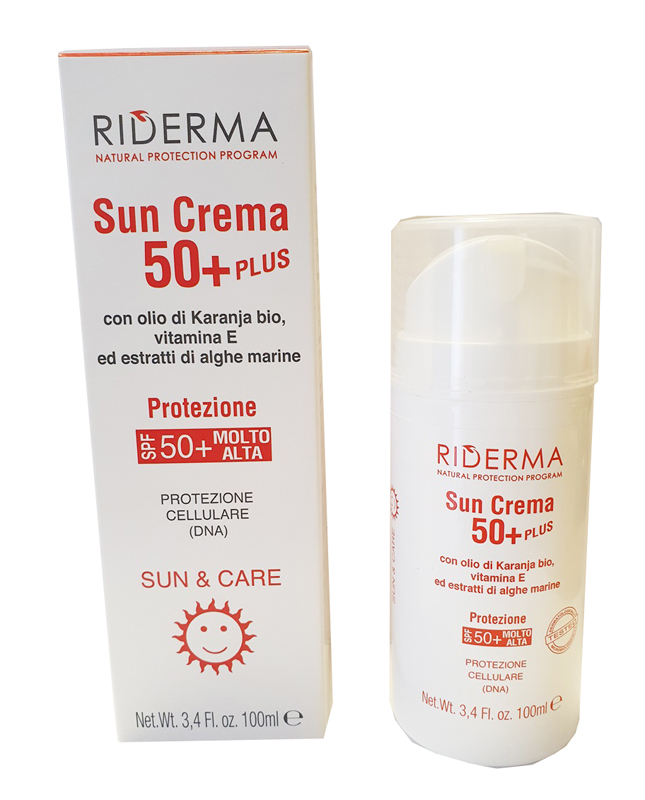 RIDERMA SUN CREMA 50+ PLUS 100 ML - Farmacia De Pasquale
