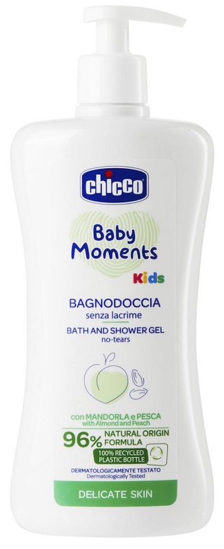CHICCO BABY MOMENTS BAGNODOCCIA KIDS 500 ML - Farmacia De Pasquale