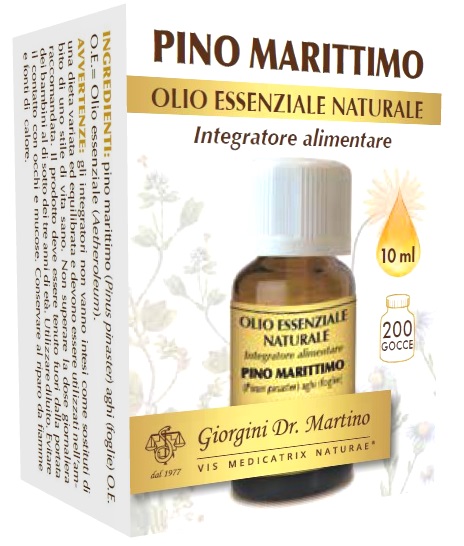 PINO MARITTIMO OLIO ESSENZIALE NATURALE 10 ML - Farmacia De Pasquale