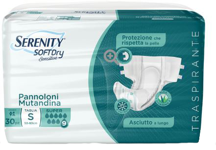 PANNOLONE MUTANDINA SERENITY SD SENSITIVE SUPER L 15 PEZZI - Farmacia De Pasquale
