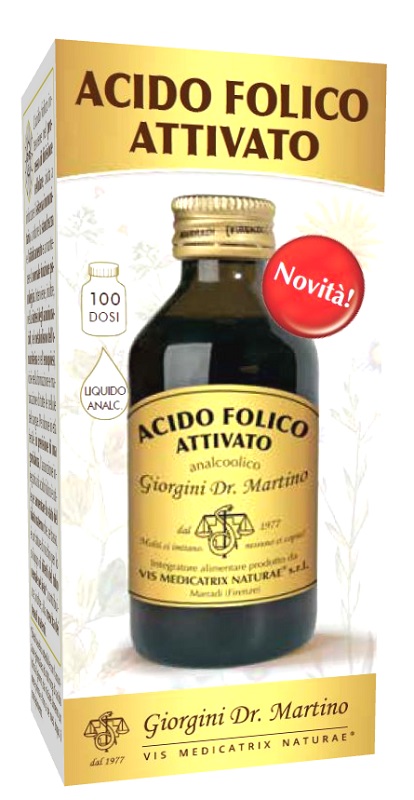 ACIDO FOLICO ATTIVATO LIQUIDO ANALCOLICO 100 ML - Farmacia De Pasquale