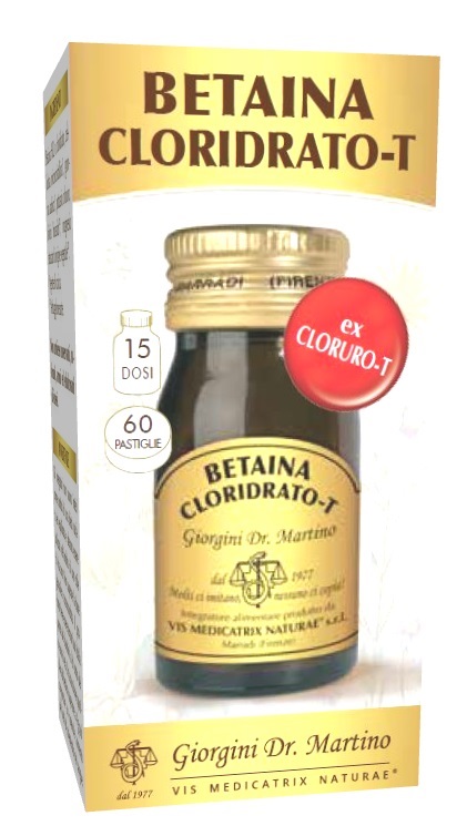BETAINA CLORIDRATO-T 60 PASTIGLIE - Farmacia De Pasquale