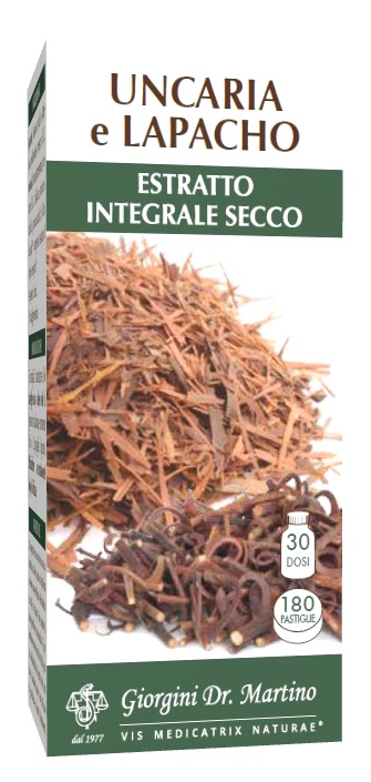 UNCARIA-LAPACHO ESTRATTO INTEGRALE SECCO 180 PASTIGLIE - Farmacia De Pasquale