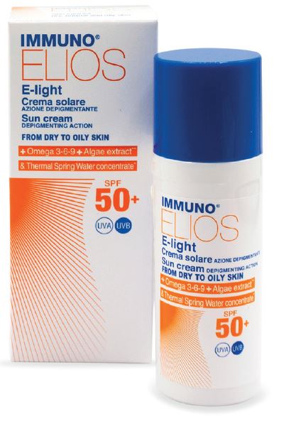 IMMUNO ELIOS CREAM E-LIGHT SPF50+ LIGHTENING 40 ML - Farmacia De Pasquale