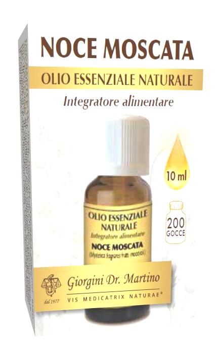 NOCE MOSCATA OLIO ESSENZIALE NATURALE 10 ML - Farmacia De Pasquale