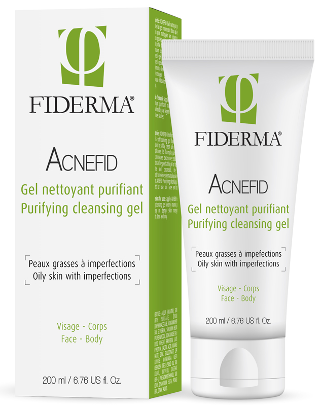 FIDERMA ACNEFID GEL DETERGENTE PURIFICANTE 200 ML - Farmacia De Pasquale