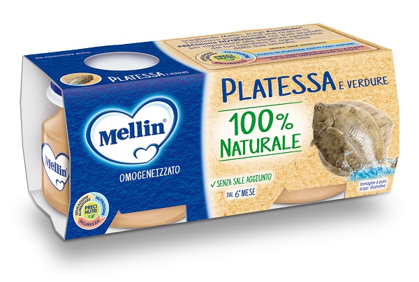 MELLIN OMOGENEIZZATO PLATESSA 4X80 G - Farmacia De Pasquale