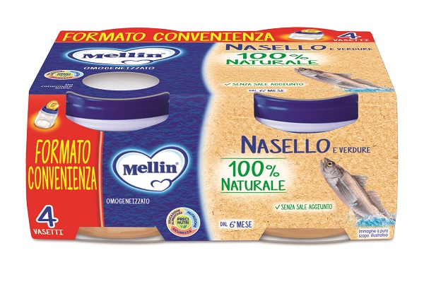 MELLIN OMOGENEIZZATO NASELLO 4X80 G - Farmacia De Pasquale