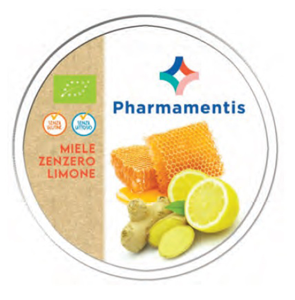 PHARMAMENTIS CARAMELLE BIO MIELE-ZENZERO-LIMONE 50 G - Farmacia De Pasquale