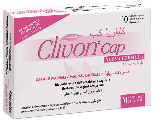 CLIVON CAP NUOVA FORMULA 10 CAPSULE VAGINALI - Farmacia De Pasquale
