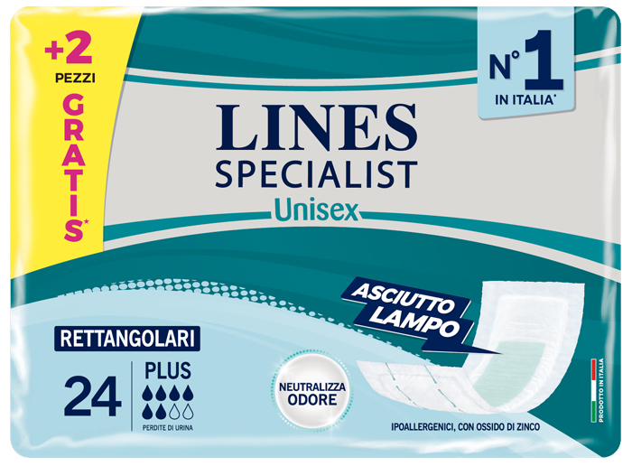 LINES SPECIALIST RETTANGOLARE 22+2 PEZZI - Farmacia De Pasquale