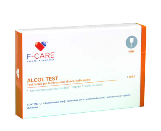 F CARE ALCOHOL TEST RAPIDO DIPSTICK - Farmacia De Pasquale