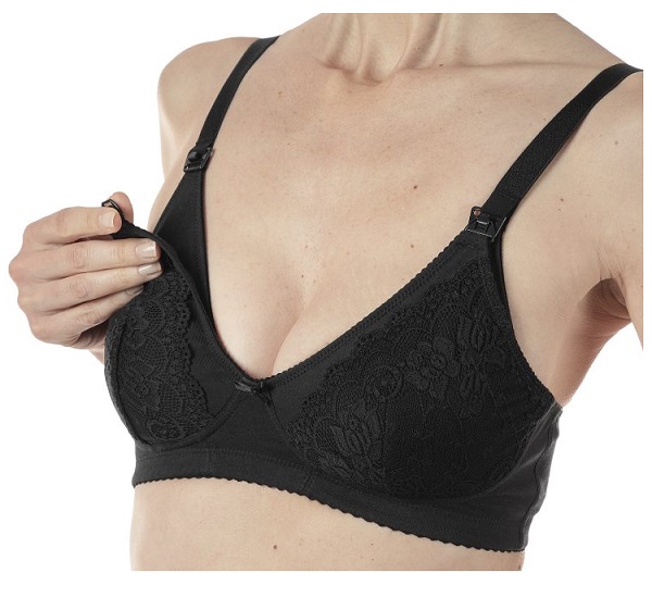 MAMMY REGGISENO COTONE ALLATTAMENTO BLACK 5D - Farmacia De Pasquale