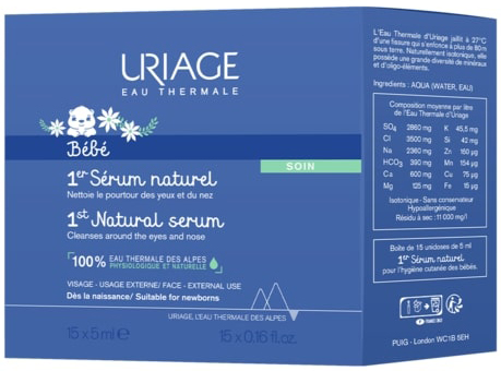 URIAGE BEBE SIERO FISIOLOGICO 15 FLACONCINI DA 5 ML - Farmacia De Pasquale