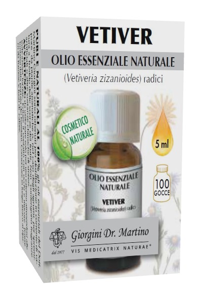 VETIVER OLIO ESSENZIALE NATURALE 5 ML - Farmacia De Pasquale