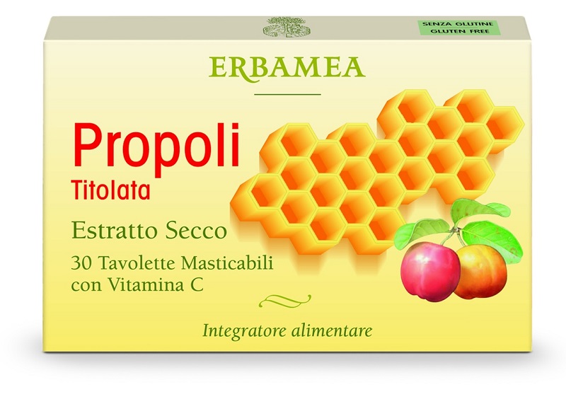PROPOLI TITOLATA 30 TAVOLETTE MASTICABILI - Farmacia De Pasquale