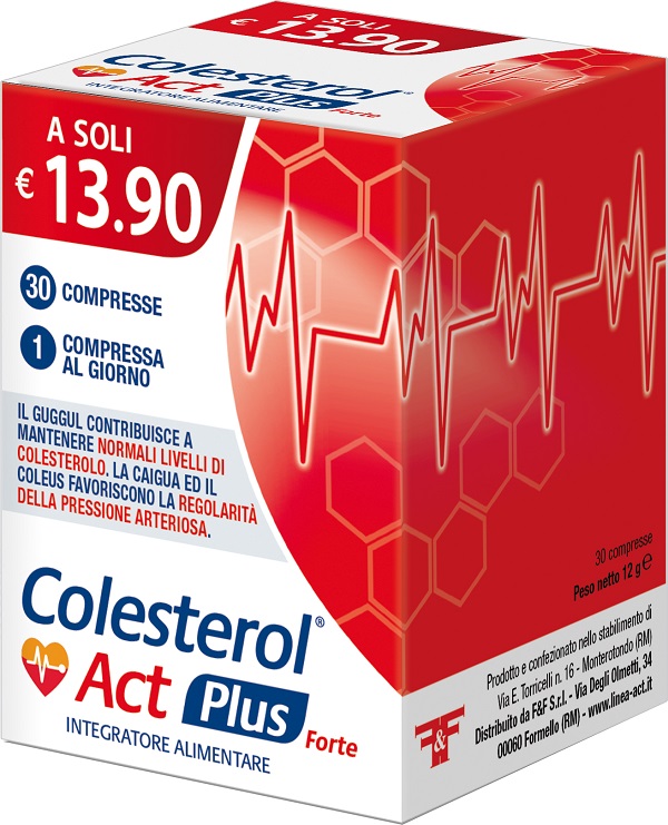COLESTEROL ACT PLUS FORTE 30 COMPRESSE - Farmacia De Pasquale