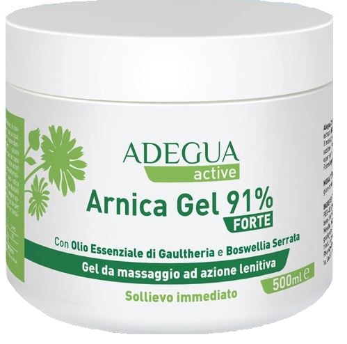 ADEGUA ARNICA PLUS 91% GEL EXTRA FORTE 500 ML - Farmacia De Pasquale