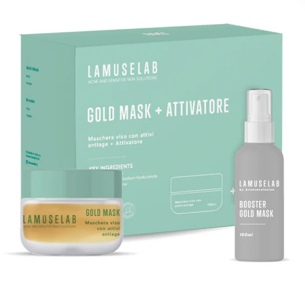 LAMUSELAB GOLD MASK 100ML + ATTIVATORE - Farmacia De Pasquale