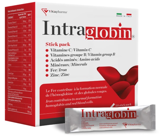 INTRAGLOBIN 20 STICKPACK DA 10 ML - Farmacia De Pasquale