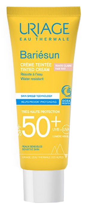 URIAGE EAU THERMALE BARIESUN SPF50+ CREME CLAIRE TEINTEE 50 ML - Farmacia De Pasquale