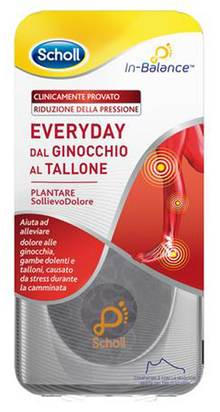 PLANTARE SOLLIEVO DOLORE DA GINOCCHIO A TALLONE SCHOLL IN BALANCE EVERYDAY M - Farmacia De Pasquale